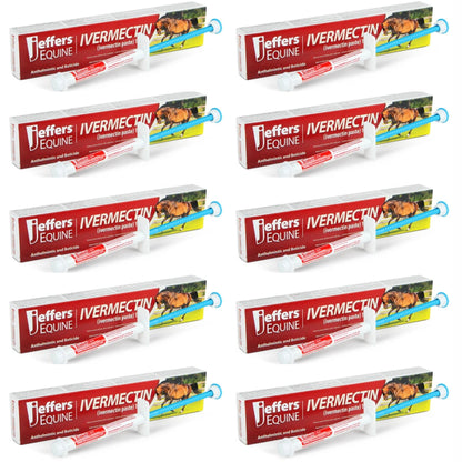 Jeffers Ivermectin Horse Dewormer Gel, Apple Flavored